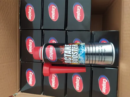 اکتان بوستر کاسپین مدل SUPER MMT حجم 300 میلی لیتر بسته 12 عددی