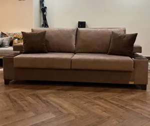 تجریه خرید مبل تختخواب شو 2 نفره اورنگ مدل لالوسکی دوقلو دسته دوبل