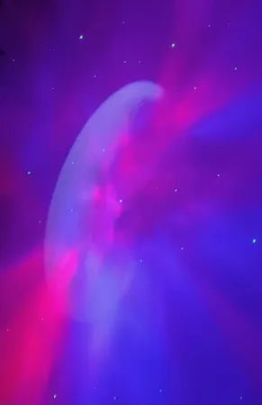 چراغ خواب مدل آدم فضایی طرح کهکشانی 55