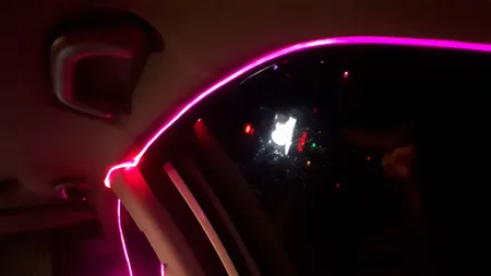 کیت نورپردازی فیبر نوری داخل خودرو بلوتوثی مدل App