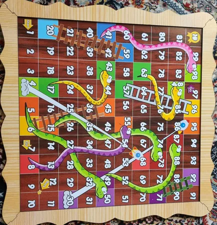 بازی فکری مدل منچ و مارپله کد G1