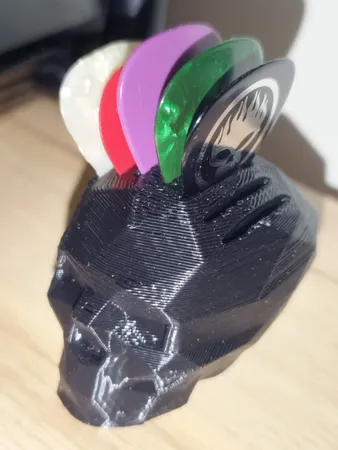 نگهدارنده پیک گیتار مدل Skull