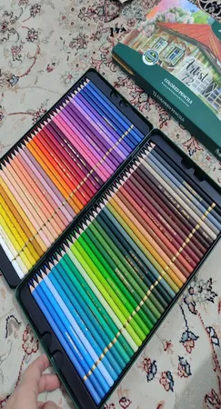 مداد رنگی 72 رنگ آریا مدل آرتیست جعبه فلزی کد 072