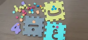 تجریه خرید پازل 36 تکه بافوم طرح حروف و اعداد لاتین کوچک مدل فومی