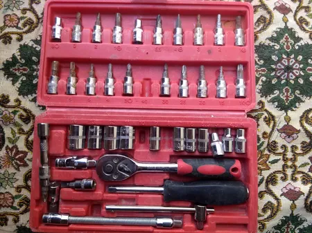 مجموعه 46 عددی آچار و سری بکس و پیچ گوشتی ساتاگود مدل G-10028