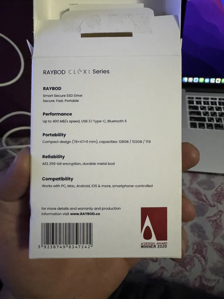 اس اس دی اکسترنال رایبد مدل CLEXI ظرفیت 1 ترابایت رابط USB 3.1 Gen1