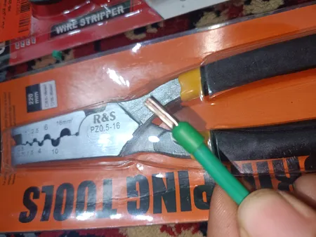 انبر پرس وایرشو مدل PZ05-16 سایز 8.5 اینچ