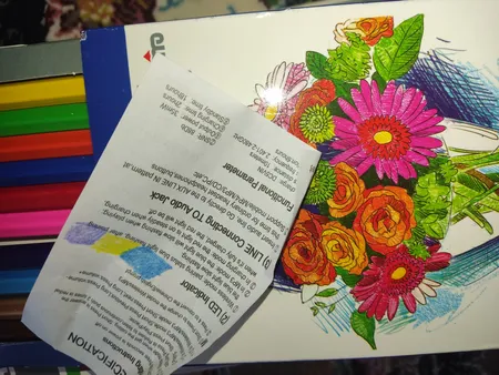 مداد رنگی 12 رنگ آدمیرال کد 761c بسته 6 عددی