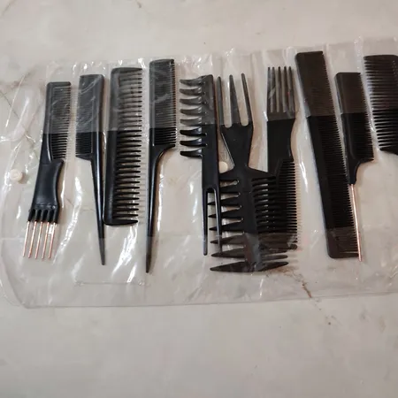 شانه مو مدل 001 مجموعه 10 عددی