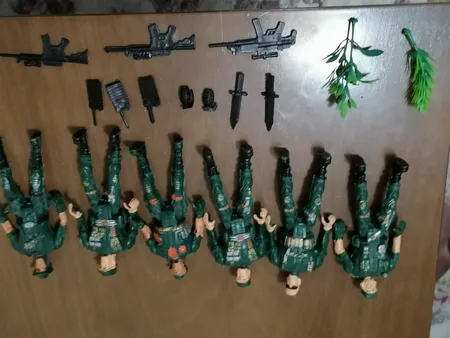 اسباب بازی جنگی طرح سرباز بسته 6 عددی