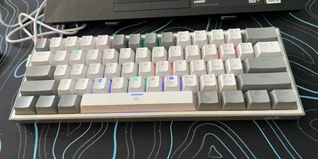 کیبورد گیمینگ ردراگون مدل K617 FIZZ، سوییچ مکانیکال قرمز، Tenkeyless، نورپردازی RGB