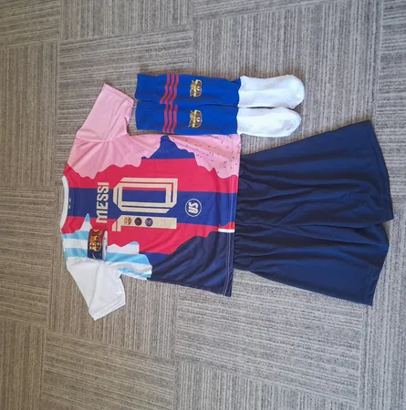 ست 4 تکه لباس ورزشی پسرانه مدل منتخب مسی 2026