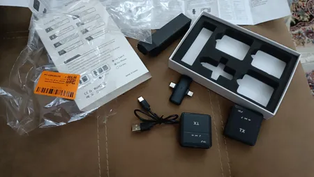 میکروفن یقه ای مدل SX31 dual 3in1 Multi-Function