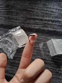 پیرسینگ مدل فیک بینی آهنربایی