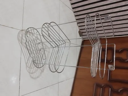 قفسه حمام گل رز مدل FLR-VATE808 طرح قلب سه طبقه