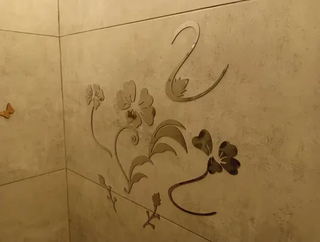 آینه آتریکس مدل گل برگ MD04