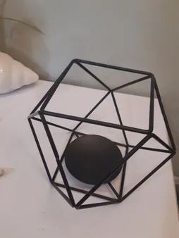 شمعدان طرح مکعب کد 116