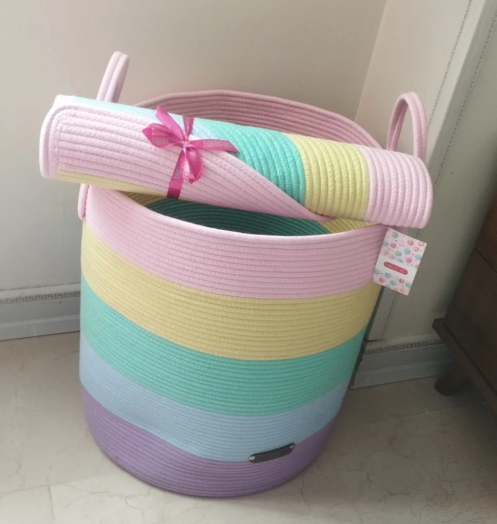 سبد رخت چرک لالیپاپ مدل رنگین