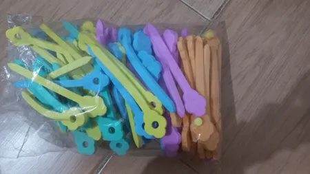 بیگودی مو مدل فومی بسته 100 عددی