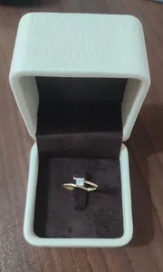 تجریه خرید انگشتر طلا 18 عیار زنانه جواهری سون مدل 3360