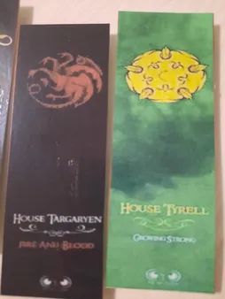 نشانگر کتاب بیگای استودیو مدل خاندان گیم آف ترونز بسته ی 7 عددی
