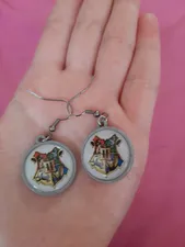 تجریه خرید گوشواره دخترانه طرح هری پاتر کد 18