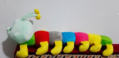 عروسک طرح هزار پا طول 45 سانتی متر