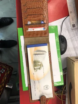 کیف دسته چک چرم عطارد مدل K19