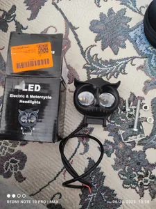 تجریه خرید چراغ جلو موتور مدل لنزدار جغدی کد led
