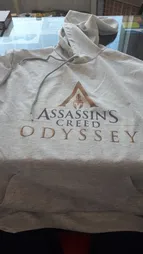 هودی مردانه طرح Assassins کد S436 رنگ طوسی