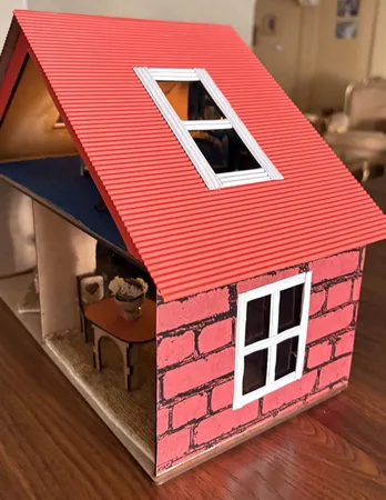 اسباب بازی مدل خانه عروسکی دو طبقه