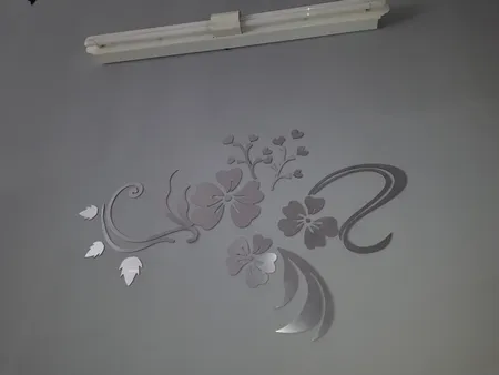 آینه آتریکس مدل گل برگ MD04