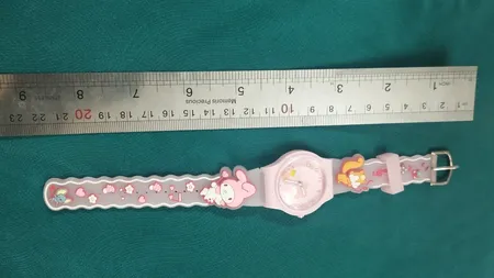 ساعت مچی عقربه ای بچگانه مدل بند سیلیکونی ضد حساسیت طرح خرگوش