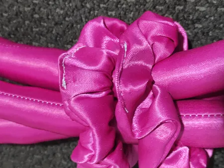 بیگودی مدل کرلی روبان به همراه کش مو بسته 2 عددی