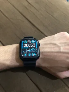 تجریه خرید ساعت هوشمند 45 میلی‌متری کیوکویر مدل KW25 MAX series 10 با بند سیلیکونی