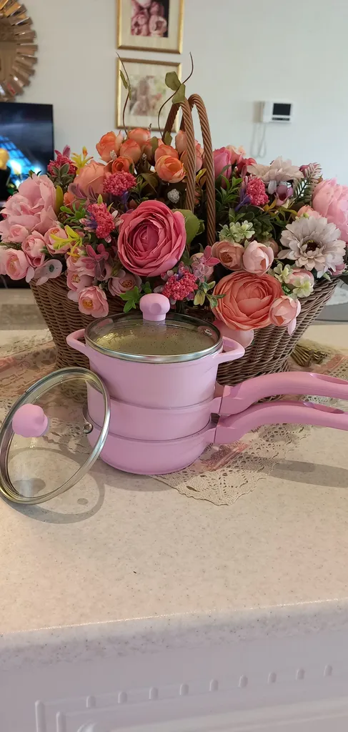 سرویس قابلمه 5 پارچه عروس مدل ویکتوریا کد 1401