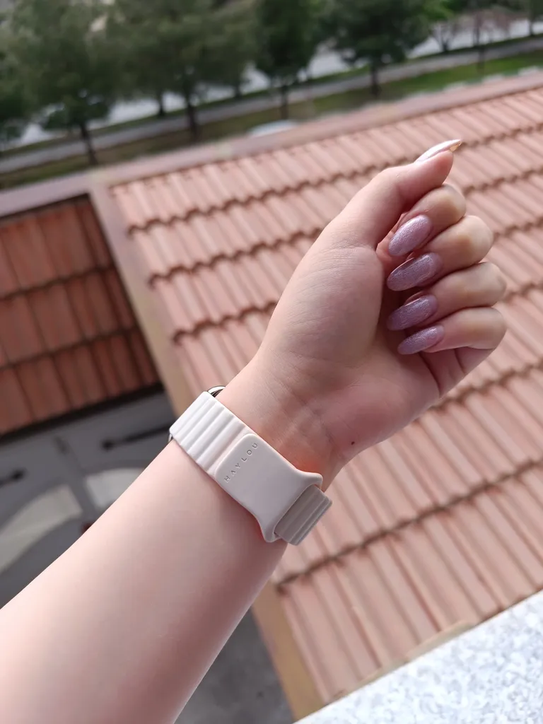 ساعت هوشمند 48 میلی متری هایلو مدل RS4 Max با بند سیلیکونی