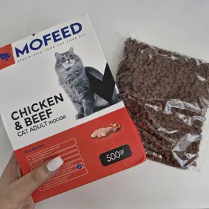 تجریه خرید غذای خشک گربه مفید مدل Chiken&Beef وزن 500 گرم