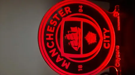 چراغ خواب مدل منچستر سیتی ریموت دار