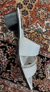 تجریه خرید صندل زنانه سیی مدل شاین نگین دار کد 2093.1