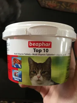 قرص مولتی ویتامین گربه بیفار مدل Top بسته ۱۸۰ عددی