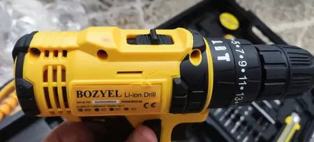 مجموعه 100 عددی دریل پیچ گوشتی شارژی چکشی بوزیل مدل BOZ-04-100PCS