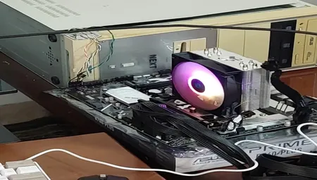 خنک کننده پردازنده دیپ کول مدل AG400 ARGB