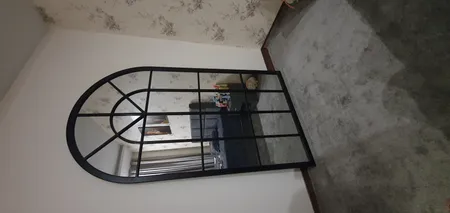 آینه مدل قدی چوبی طرح وانیا کد w-180