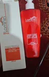 تجریه خرید کرم ژل پاک کننده لامینین مدل Dry And Sensitive حجم 200 میلی لیتر