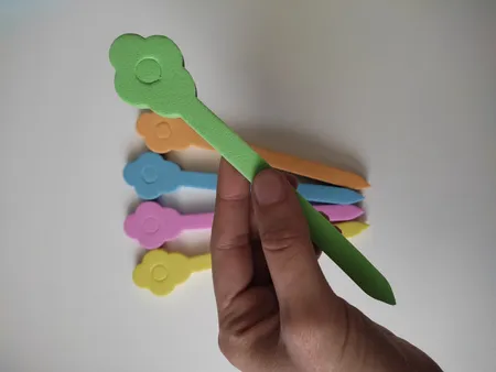 بیگودی مو مدل فومی بسته 100 عددی