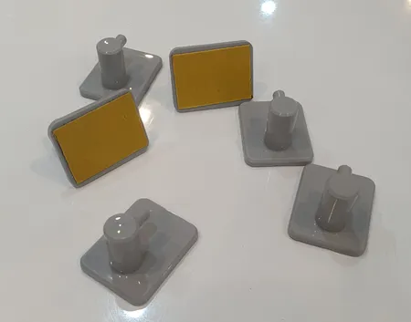 آویز حوله لوبیک مدل مستطیل بسته 8 عددی