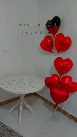 بادکنک فویلی هپی بری طرح قلب ساده بسته 5 عددی