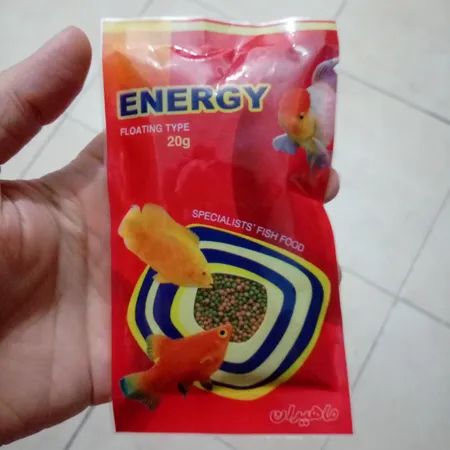 غذای خشک ماهی انرژی مدل مینی گرانول 20 گرم