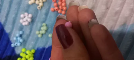 مهره دستبند مدل mat بسته 100 عددی